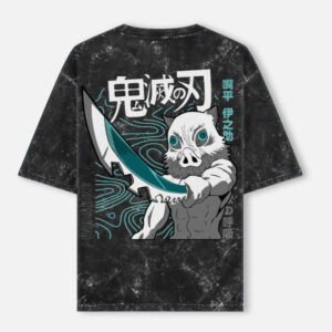 Unisex Acid Washed Oversized Tee