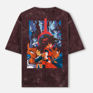 Unisex Acid Washed Oversized Tee