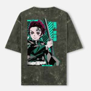 Unisex Acid Washed Oversized Tee