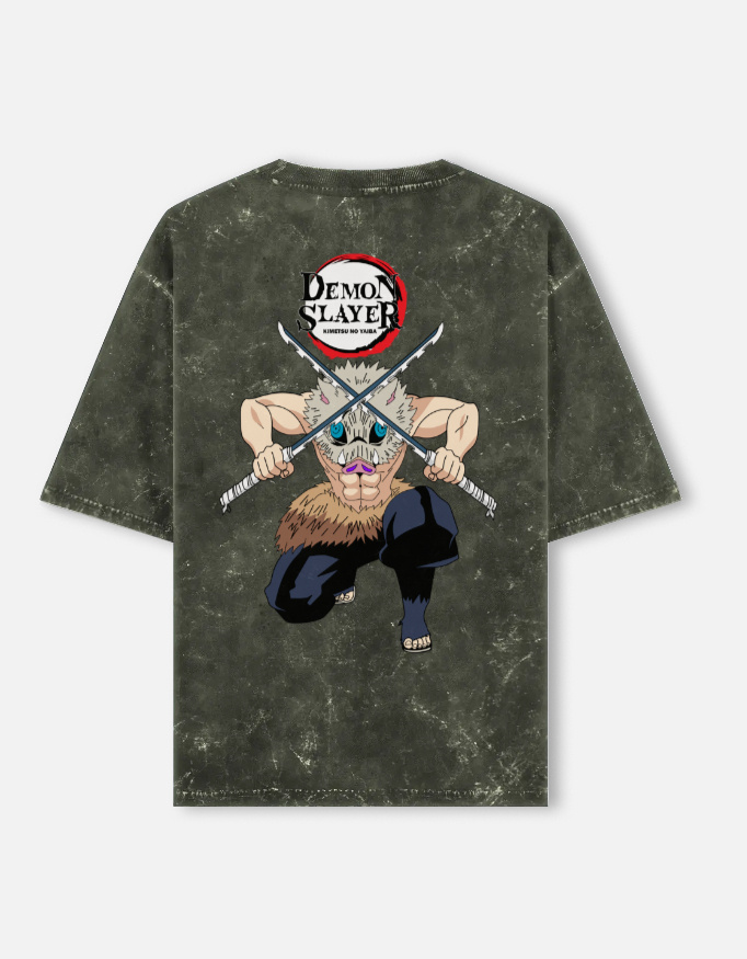 Unisex Acid Washed Oversized Tee