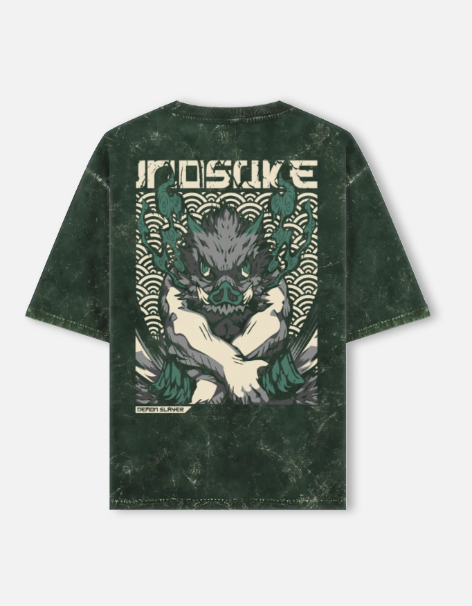 Unisex Acid Washed Oversized Tee