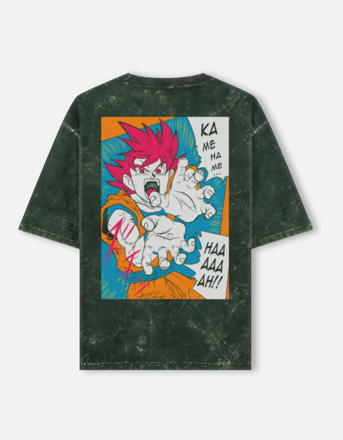 Unisex Acid Washed Oversized Tee