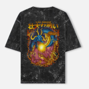 Unisex Acid Washed Oversized Tee