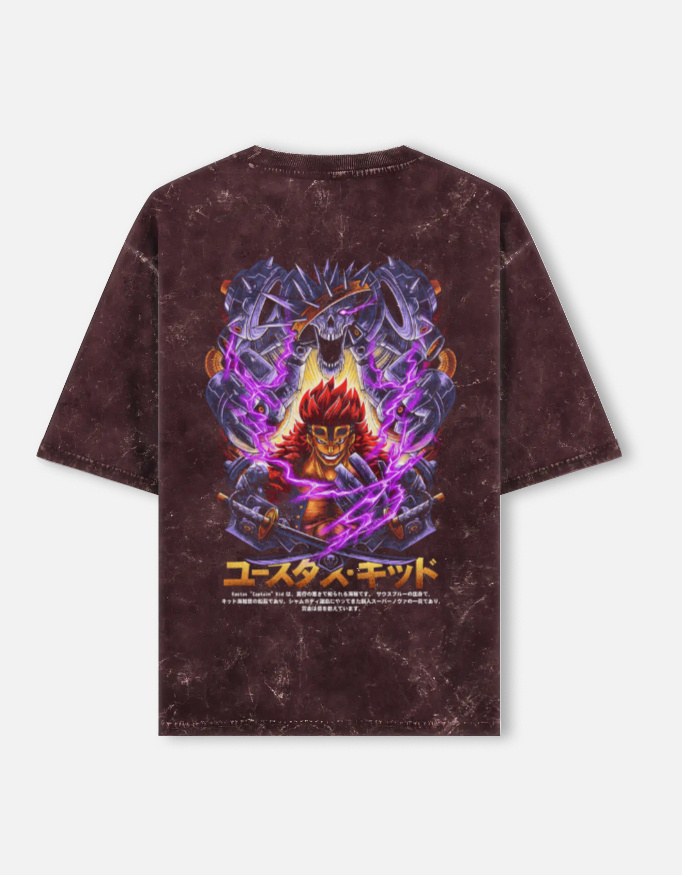 Unisex Acid Washed Oversized Tee - Image 5