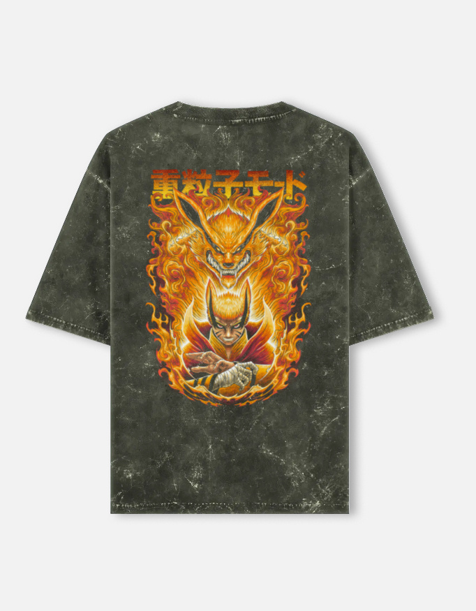 Unisex Acid Washed Oversized Tee