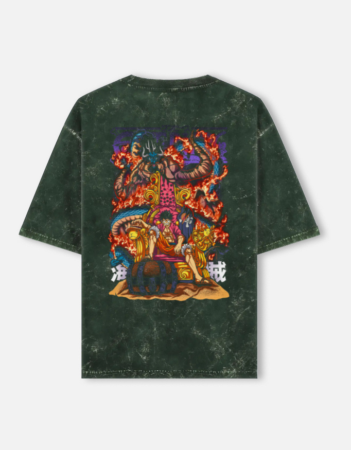 Unisex Acid Washed Oversized Tee